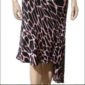 Silk Animal Print Sexy Roberto Cavalli Skirt